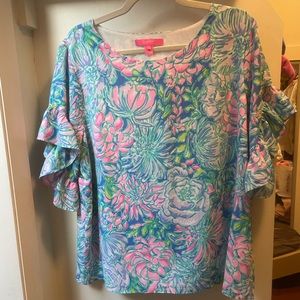 NWOT Lilly Pulitzer Darlah in Full Bloom print